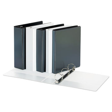 Universal® Economy Round Ring View Binder, 3 Rings, 2" Capacity, 11 X 8.5, White, 6-pack freeshipping - TVN Wholesale